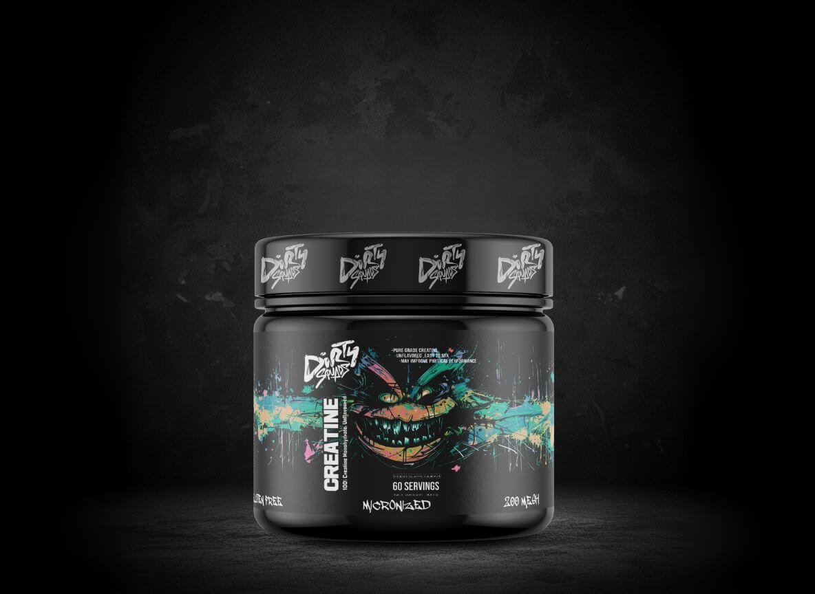 Dirty Squads Créatine Monohydrate Micronisée 300g – Force Brute & Puissance Musculaire
