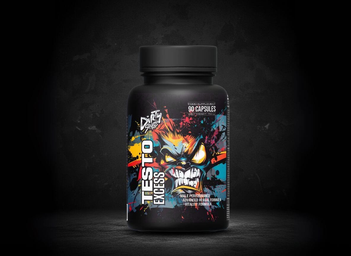 Dirty Squads Testo EXcess Booster Naturel 90 Gélules – Amplificateur Anabolique DAA & Tribulus