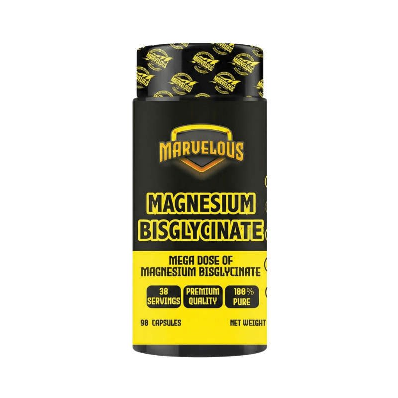 Marvelous Magnésium Bisglycinate 90 Gélules – Chélation Supérieure Décontraction & Sommeil