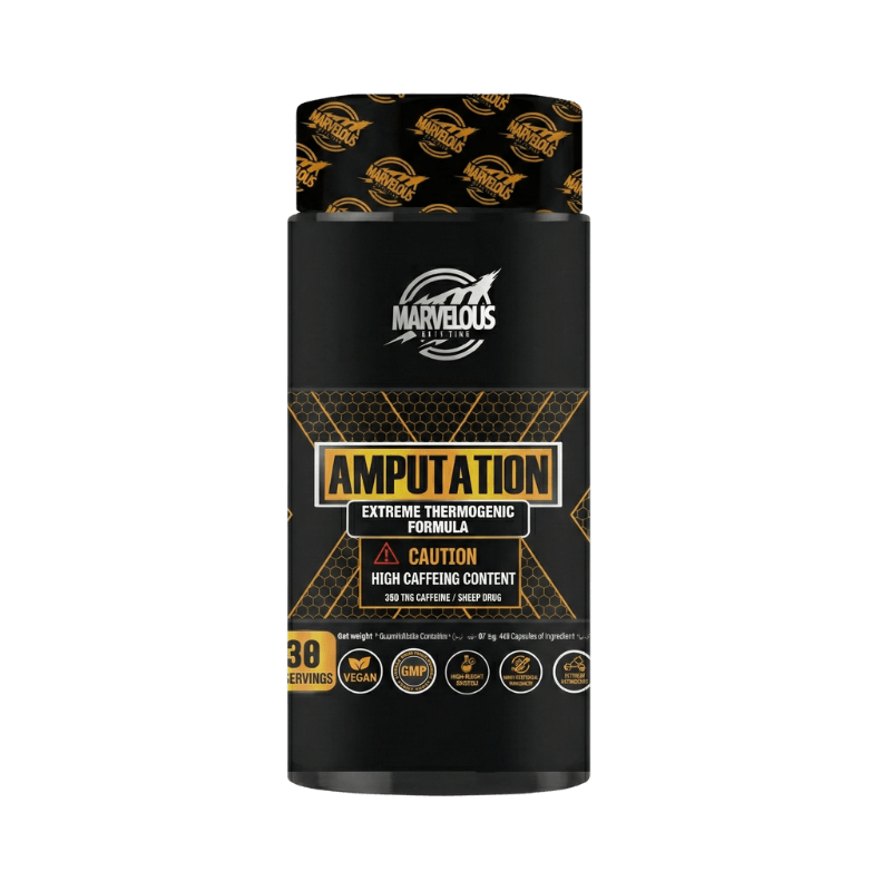 Marvelous Amputation Brûleur de Graisse Hardcore 90 Gélules – Thermogenèse & Définition