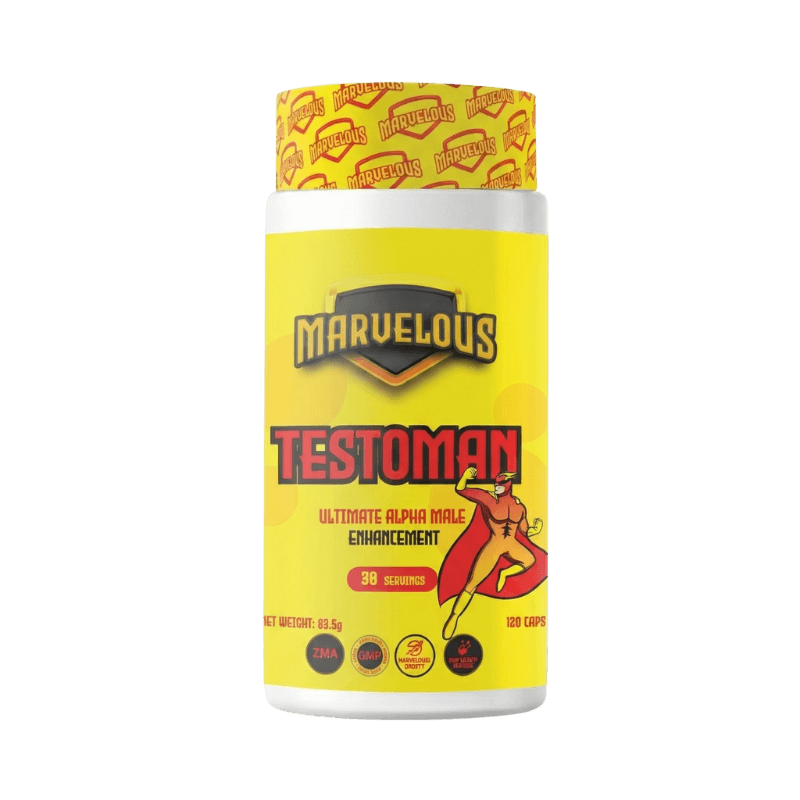 Marvelous TestoMan Booster Vitalité Masculine 120 Gélules – Optimisation Hormonale & Vigueur