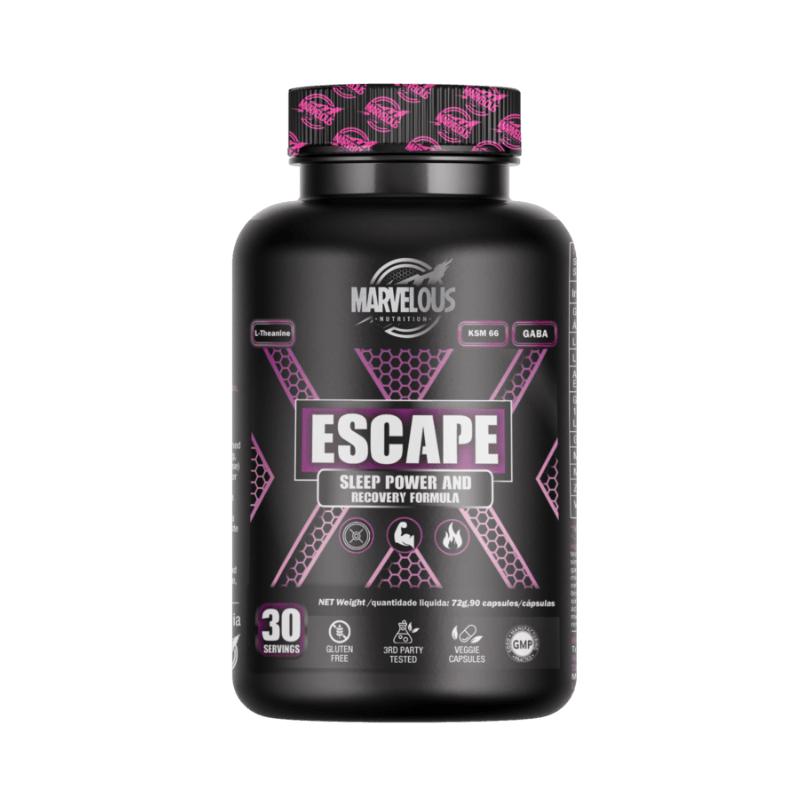 Marvelous Escape Formule Sommeil & GH 90 Gélules – Récupération Nocturne & Régénération