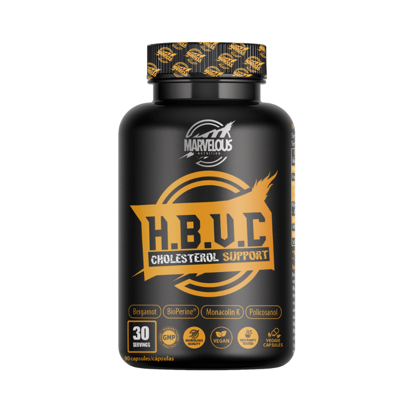 Marvelous HBVC Cholesterol Support 90 Gélules – Protection Cardiovasculaire & Métabolisme Lipidique