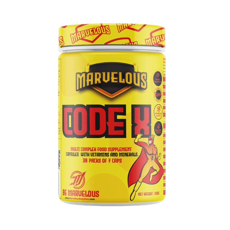 Marvelous Code X Forte Dose 1.3g Vitamine C & Plantes 60 Gélules – Bouclier Antioxydant