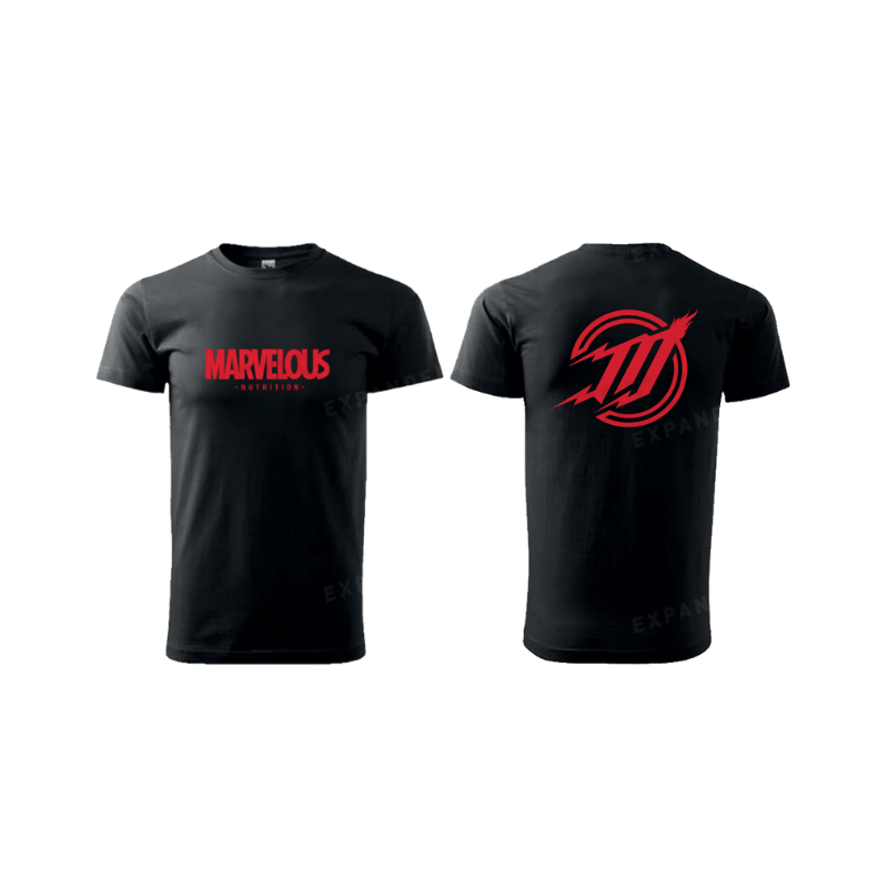 T-Shirt Marvelous Nutrition Homme – Coupe Athlétique Coton Premium