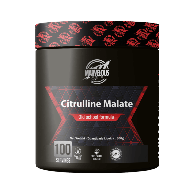 Marvelous L-Citrulline Malate 100% Pure 250g – Vasodilatation Oxygénation & Congestion Musculaire