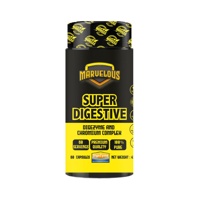 Marvelous Super Digestive Complexe Multi-Enzymatique 60 Gélules – Confort Digestif & Assimilation