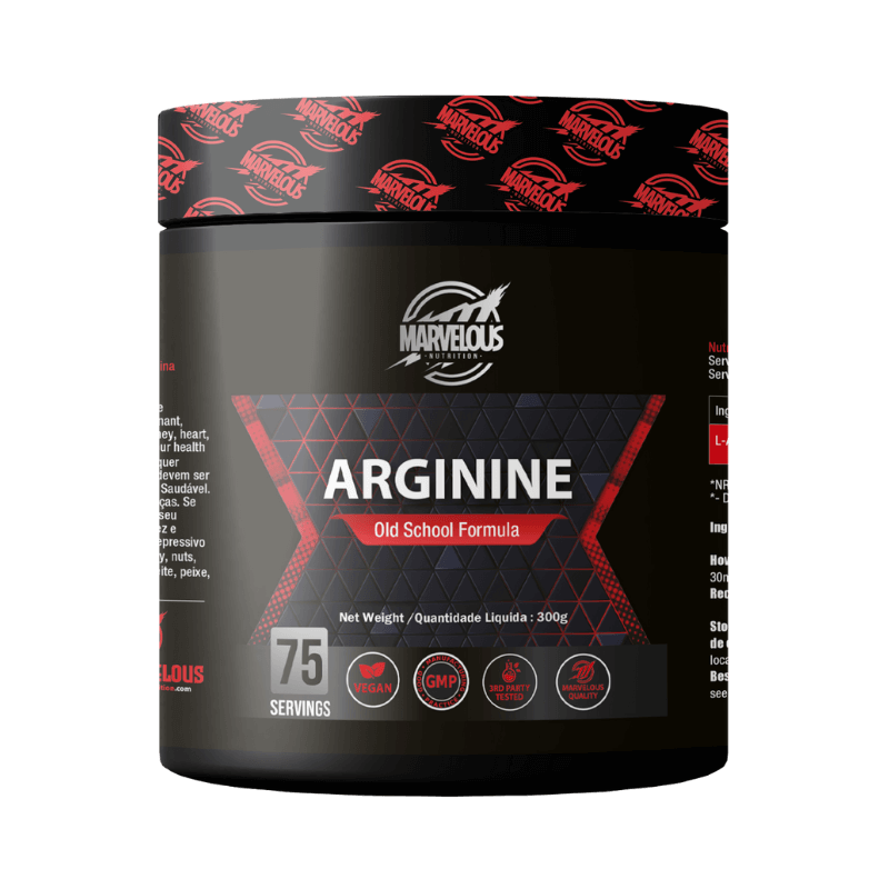 Marvelous L-Arginine Pure Micronisée 300g – Oxyde Nitrique & Vasodilatation