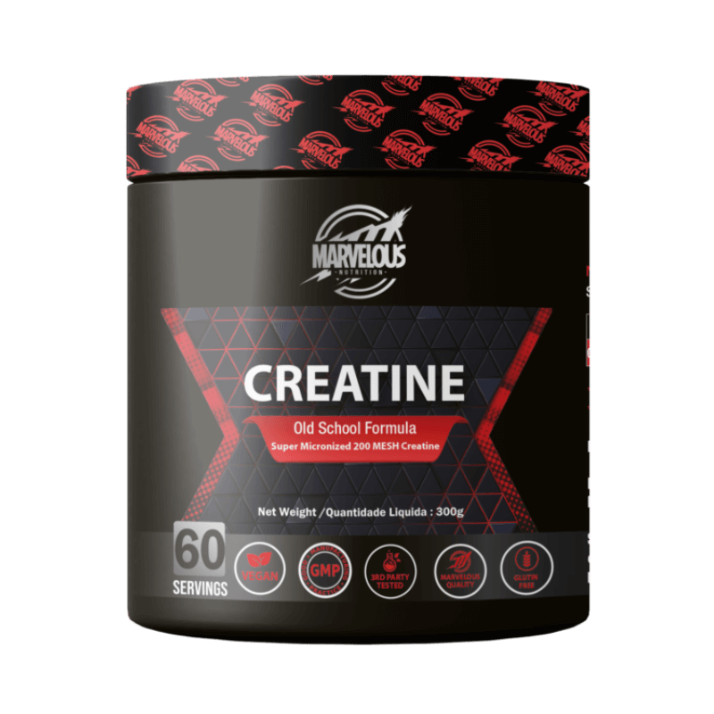 Marvelous Créatine Monohydrate Ultra Micronisée 200 Mesh 300g – Puissance ATP & Force Musculaire