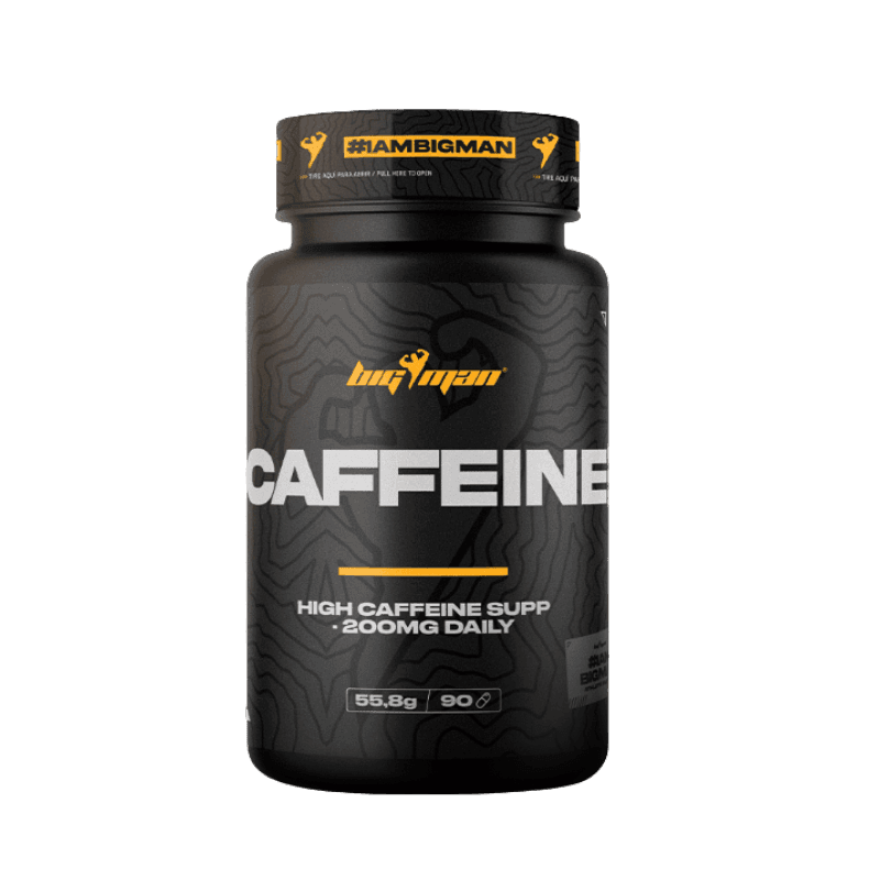 Bigman Caféine Pure 100mg 90 Gélules – Stimulation Modérée & Concentration Entraînement