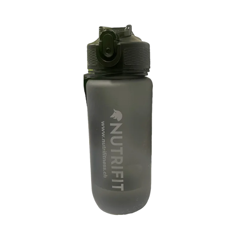 NutriFitness Gourde Sport Ergonomique 600ml avec Paille – Sans BPA Hermétique & Design Genève