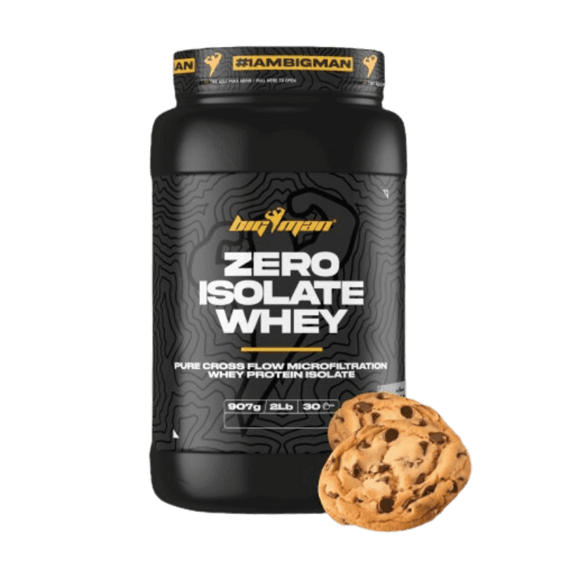 Bigman ISO Whey Zero 907g – Isolat de Whey Microfiltrée Sans Sucre Sans Graisse