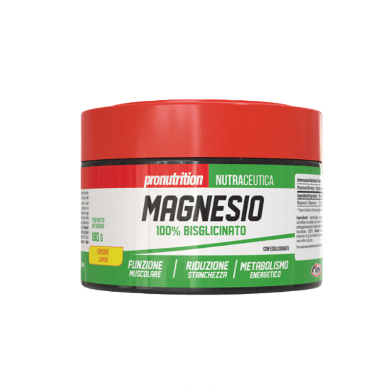 Pronutrition Magnésium Bisglycinate Chélaté en Poudre 180g Citron – Solubilité Parfaite & Anti-Crampes