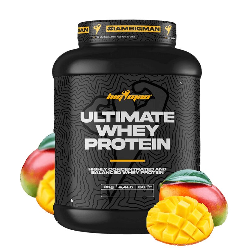 Bigman Ultimate Whey Protein 2kg – Concentré de Whey Crémeux Riche en Acides Aminés