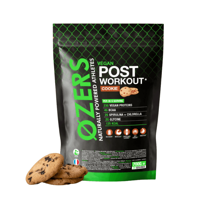 Ozer Vegan Post-Workout Récupération 900g – Protéines Végétales & Acides Aminés Fermentés