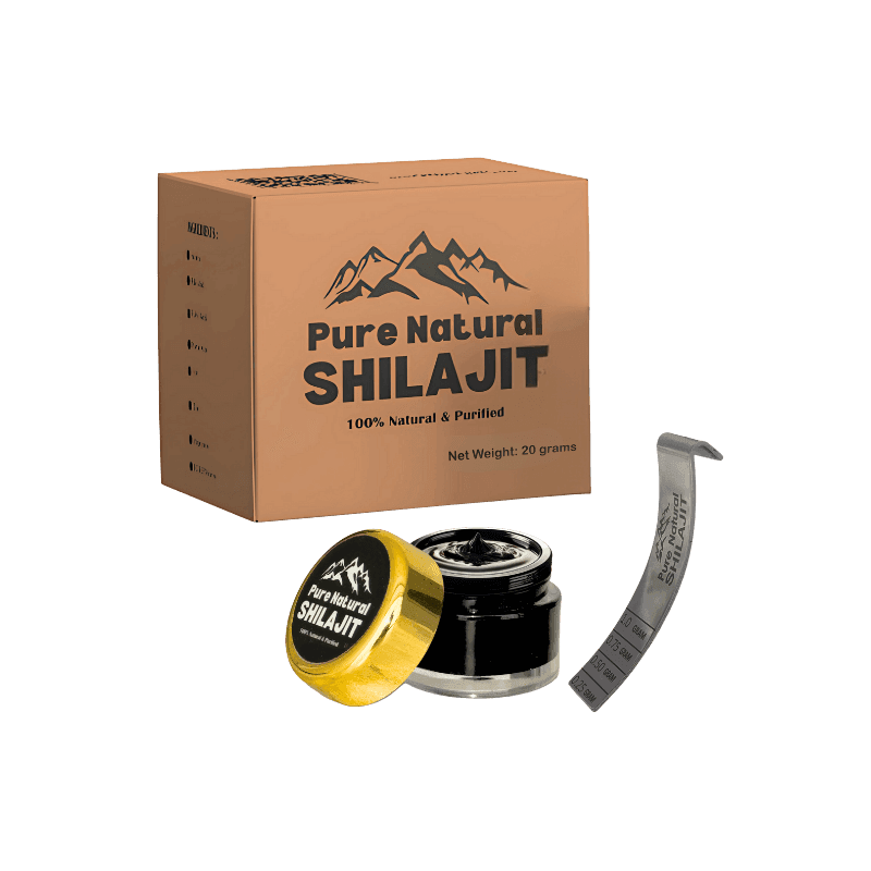 Pure Résine de Shilajit Purifiée des Hautes Montagnes 30g – Acide Fulvique & 84 Minéraux Trace
