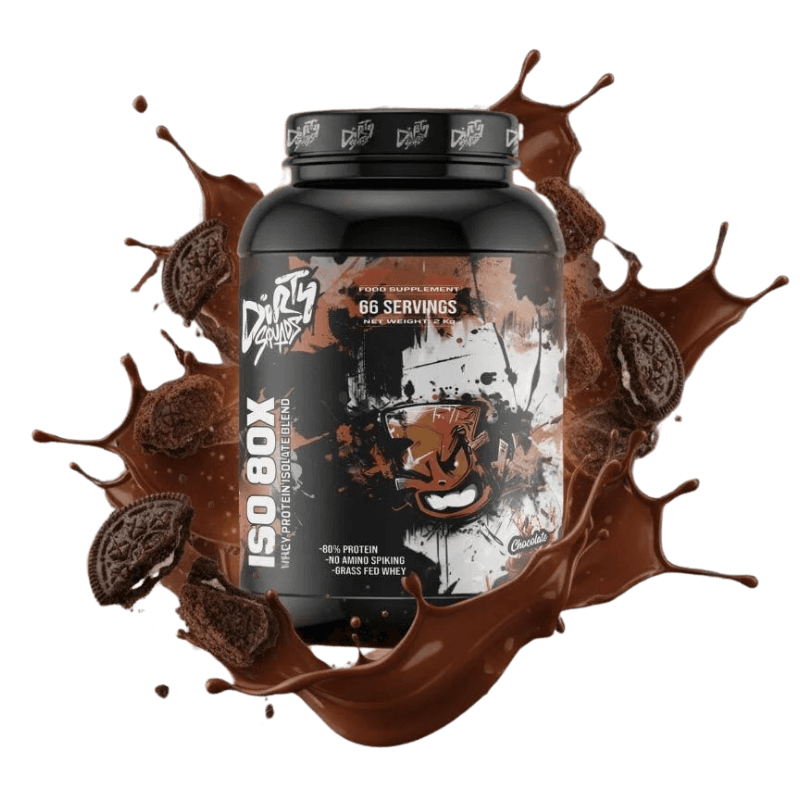 Dirty Squads ISO 80X Whey Concentrée Grass-Fed 2kg – Protéine de Lactosérum de Pâturage