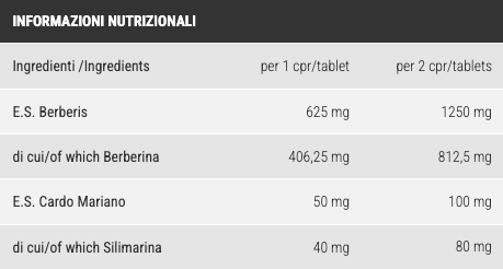 BERBERINA 60 TABS
