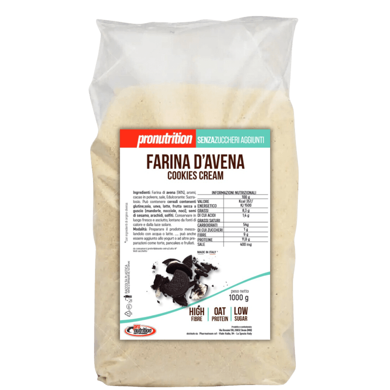 Pronutrition Farine d'Avoine Micronisée 1kg – Glucides Complexes & Énergie Durable